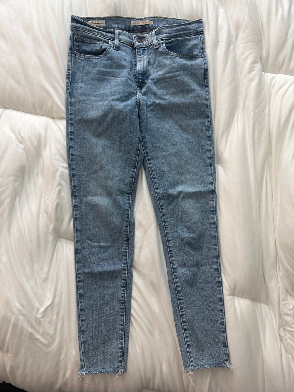 Women's Levi’s 720s Light Blue High-Rise Skinny Jeans - Size 27